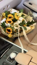 Designed Sunflower Bouquet - Image 2